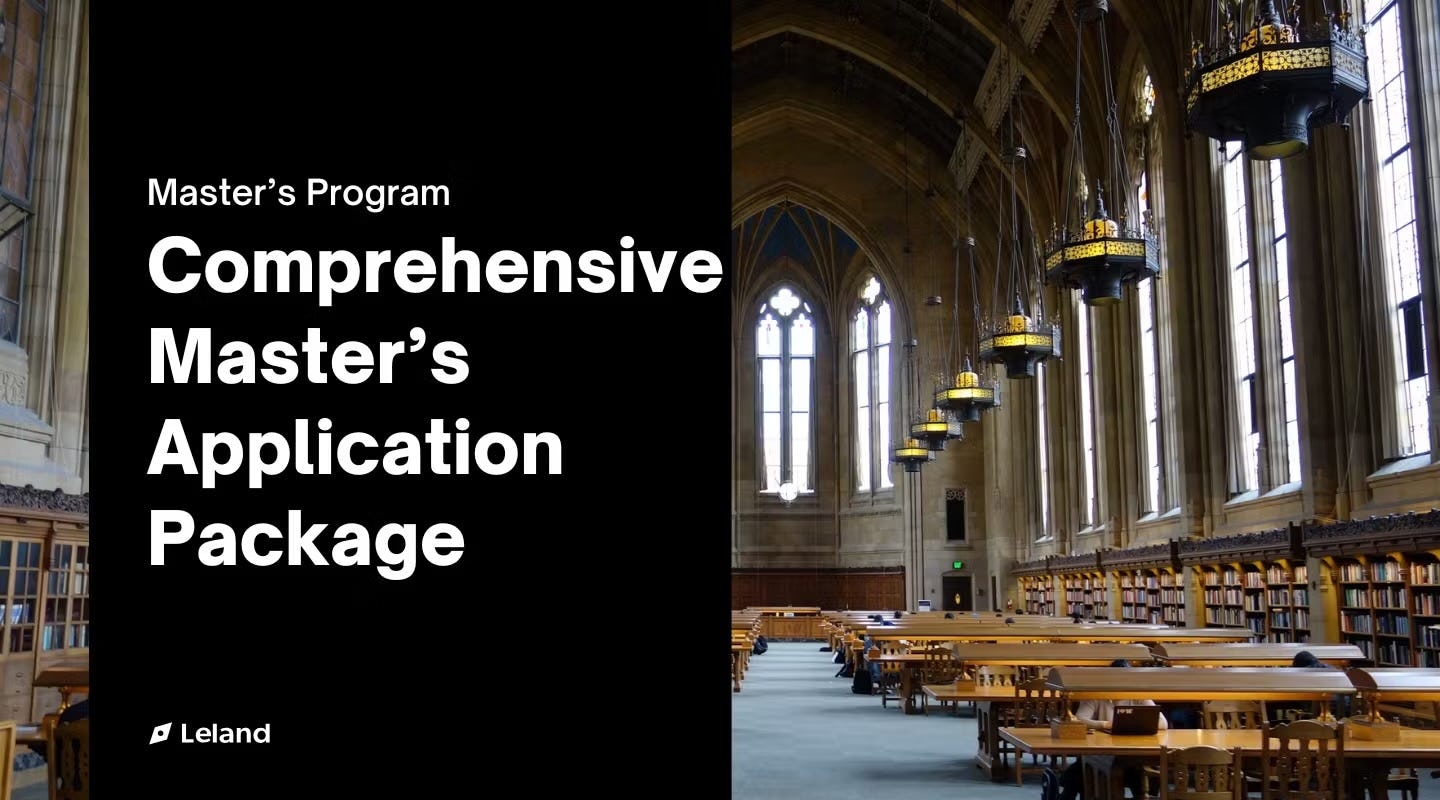 Comprehensive Graduate Degree Application Package