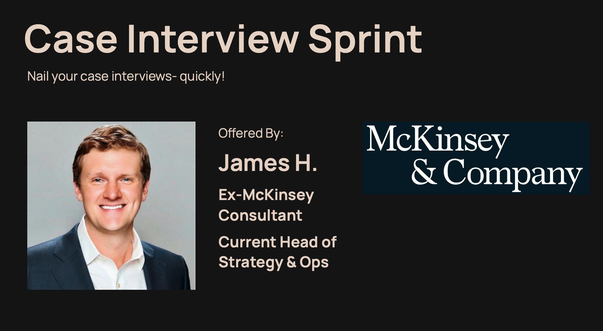 Case interview sprint