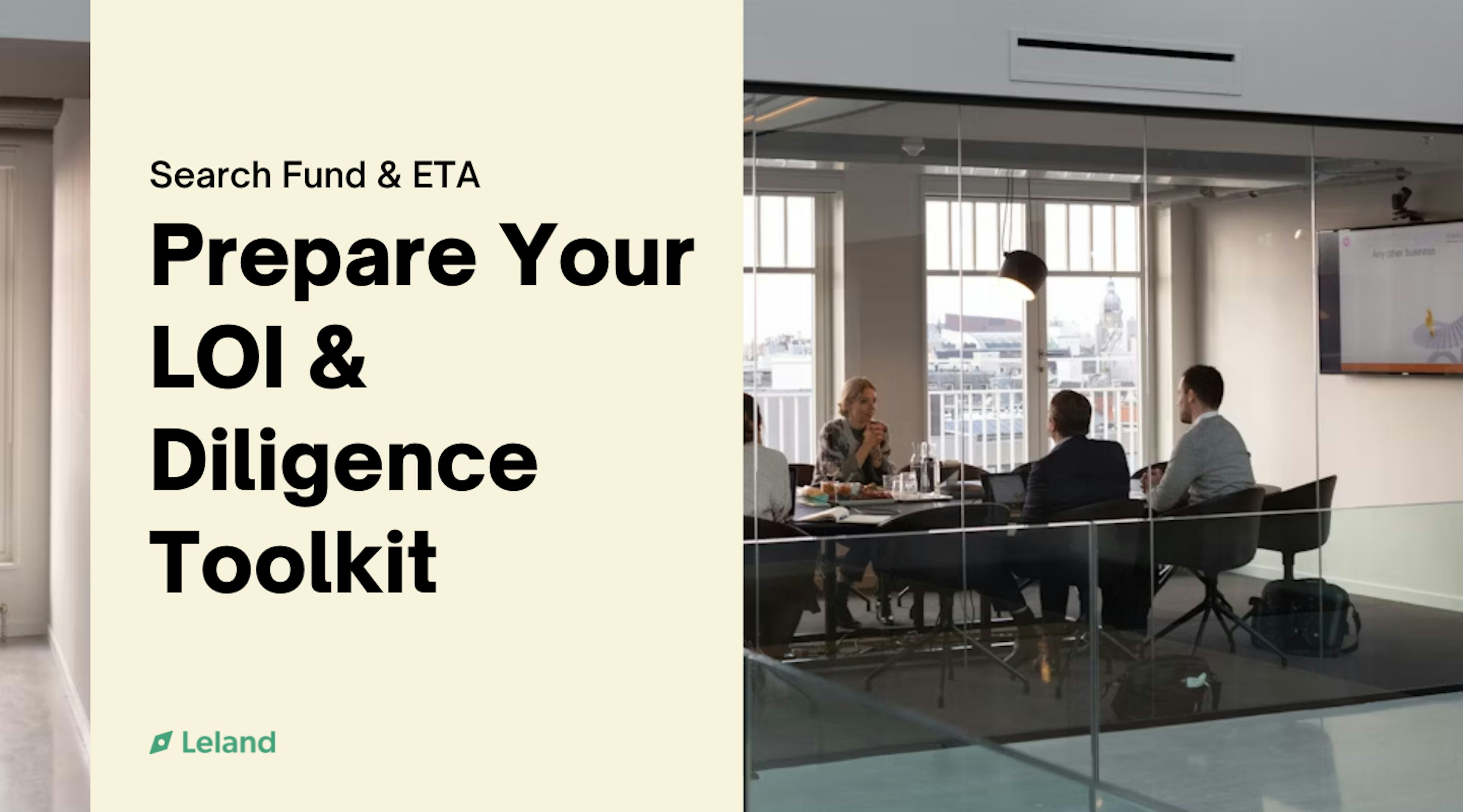 Prepare Your LOI & Diligence Toolkit