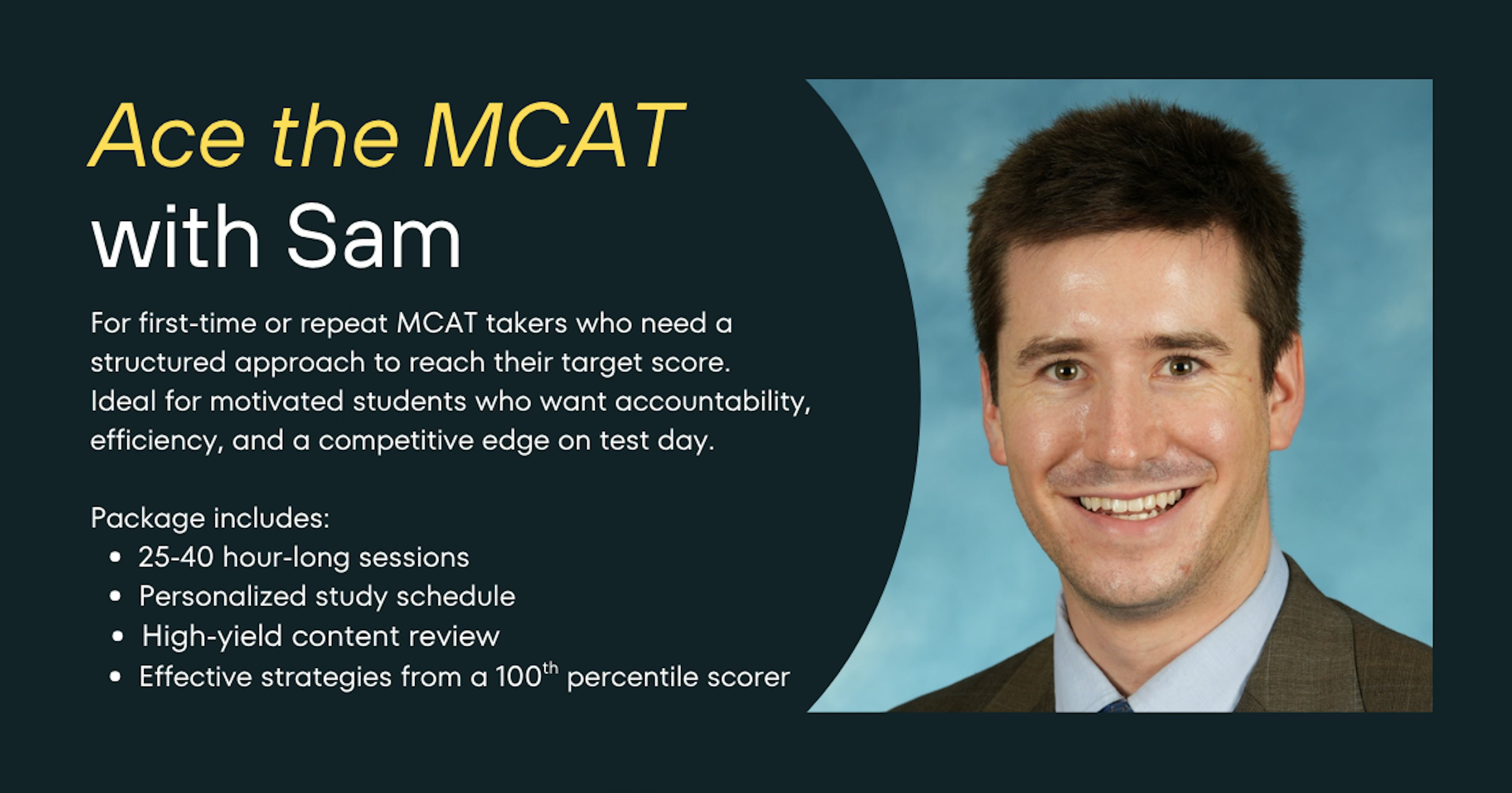 Ace the MCAT with Sam