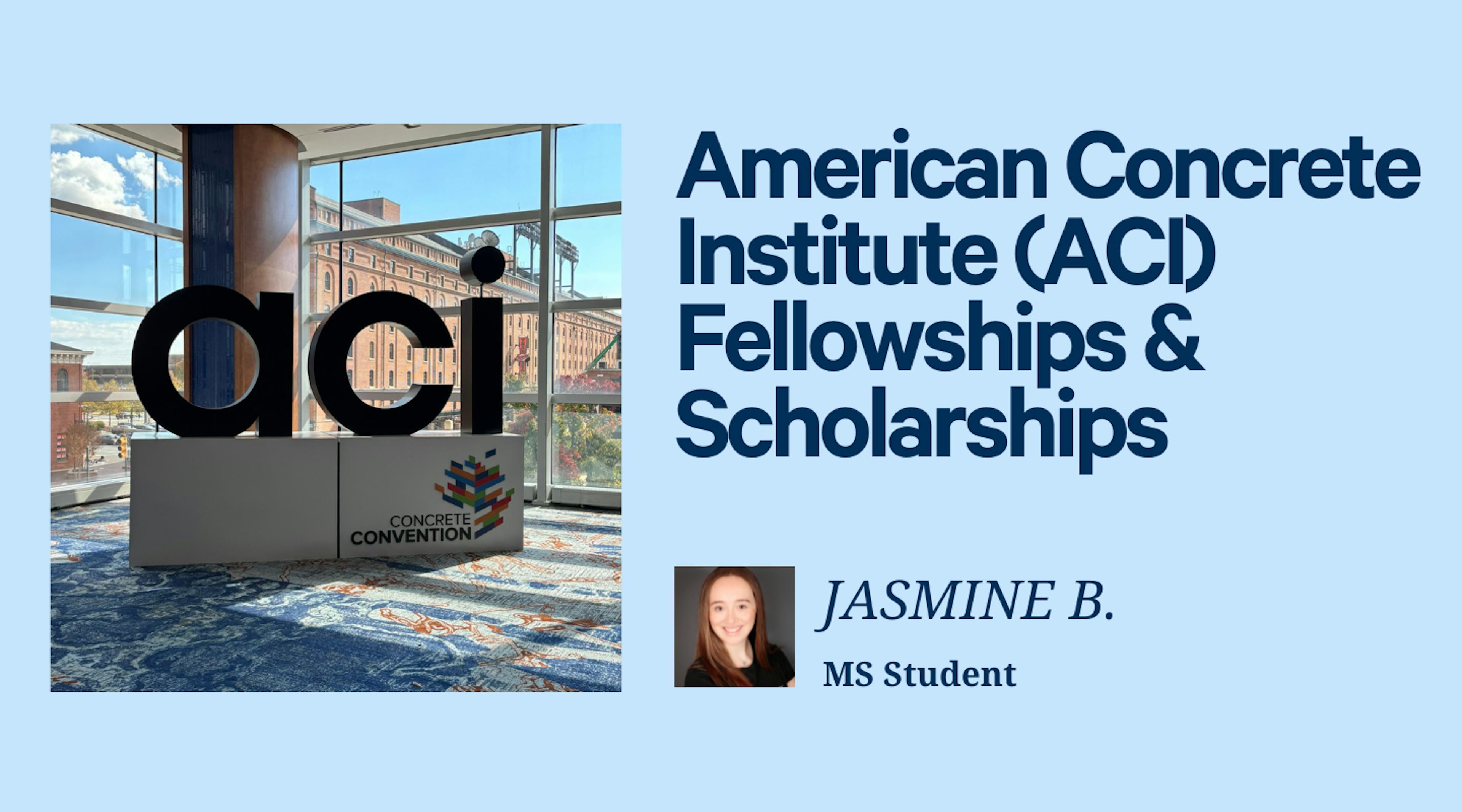 American Concrete Institution Scholarships & Fellowships