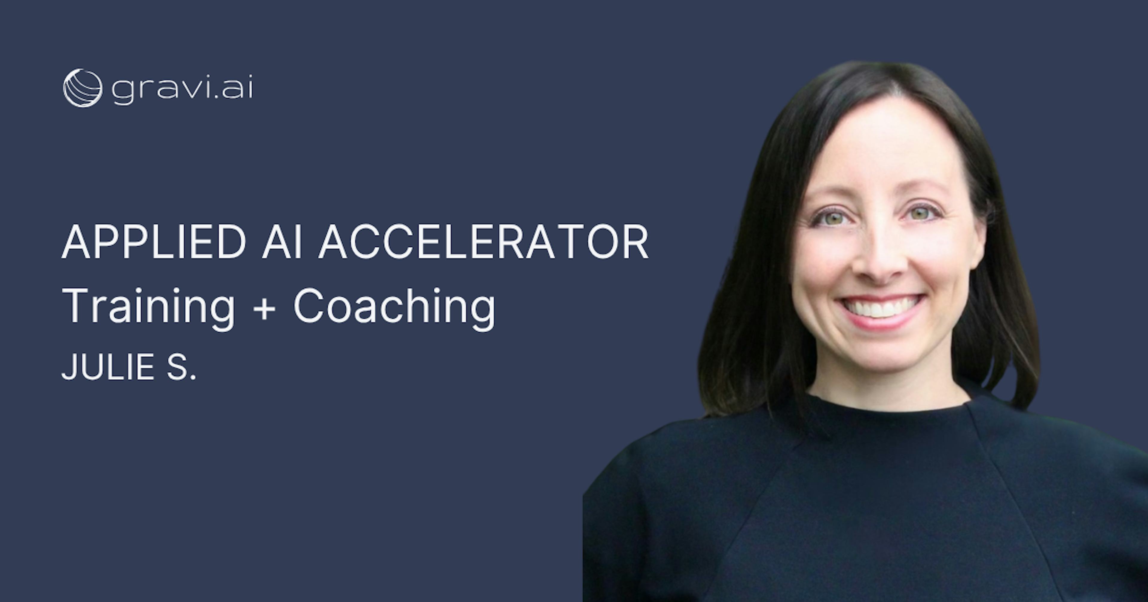 Applied AI Accelerator: Training + Coaching