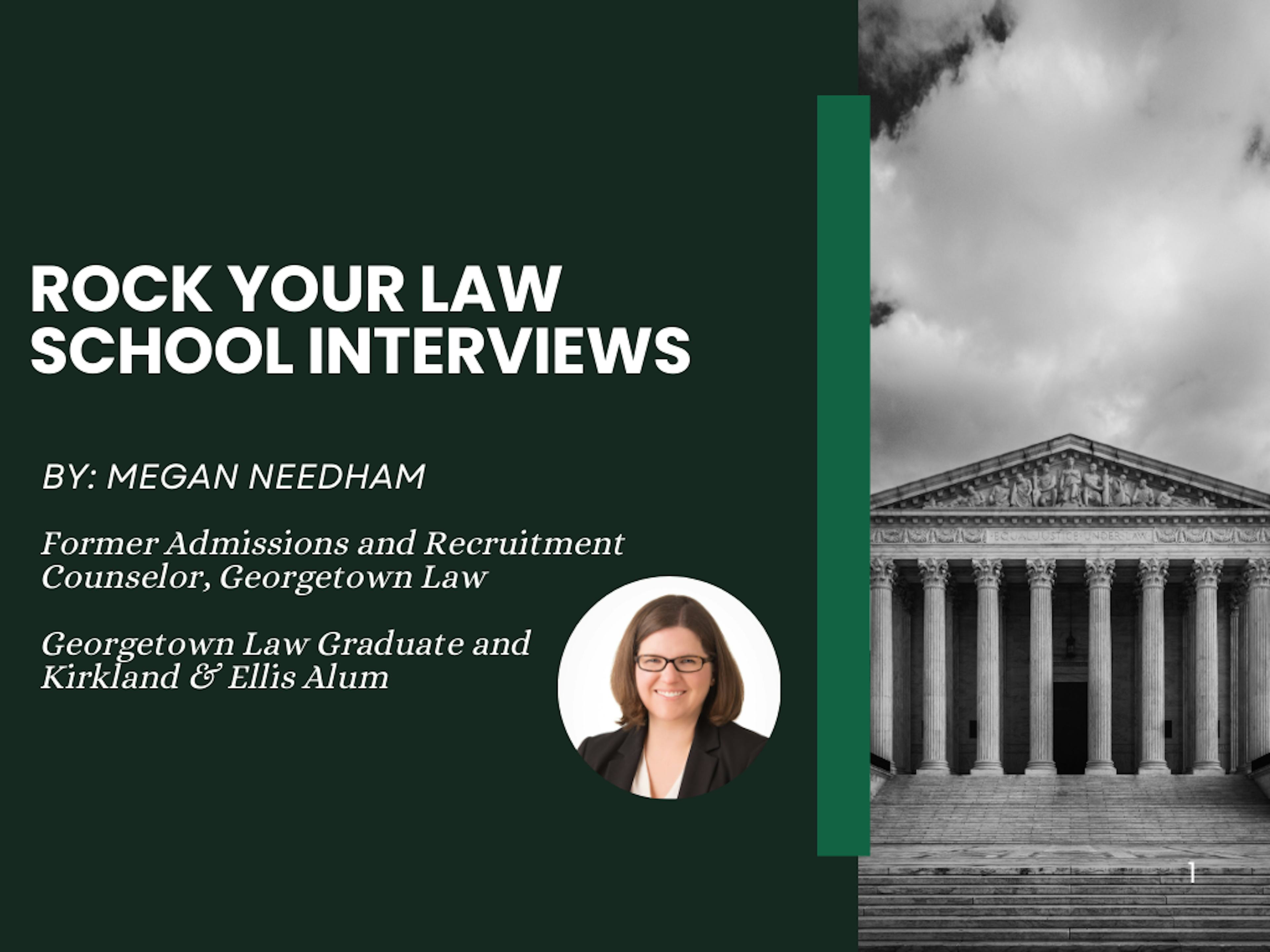Rock Your Law School Interviews