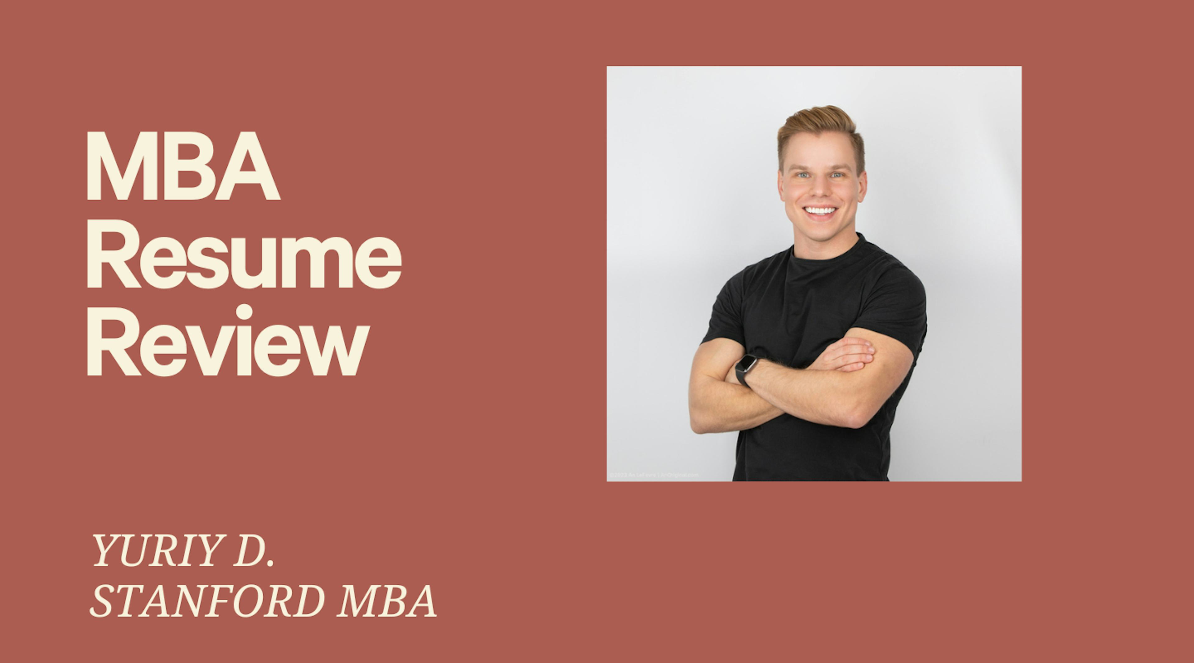 MBA Resume Review
