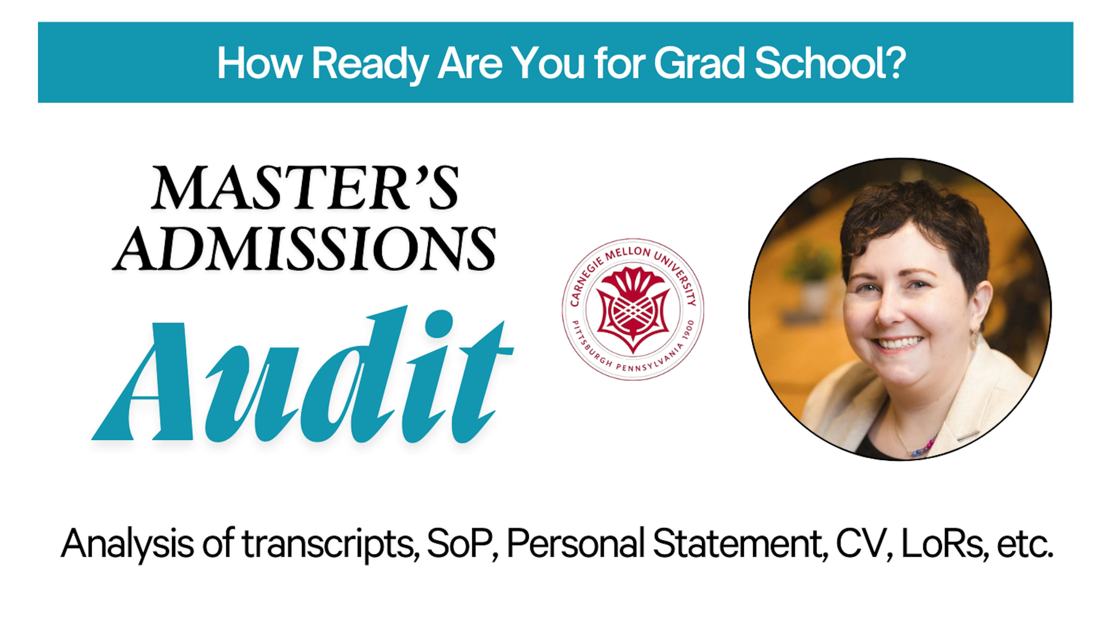 Complete Admissions Audit - Optimize Your Profile for Top Schools