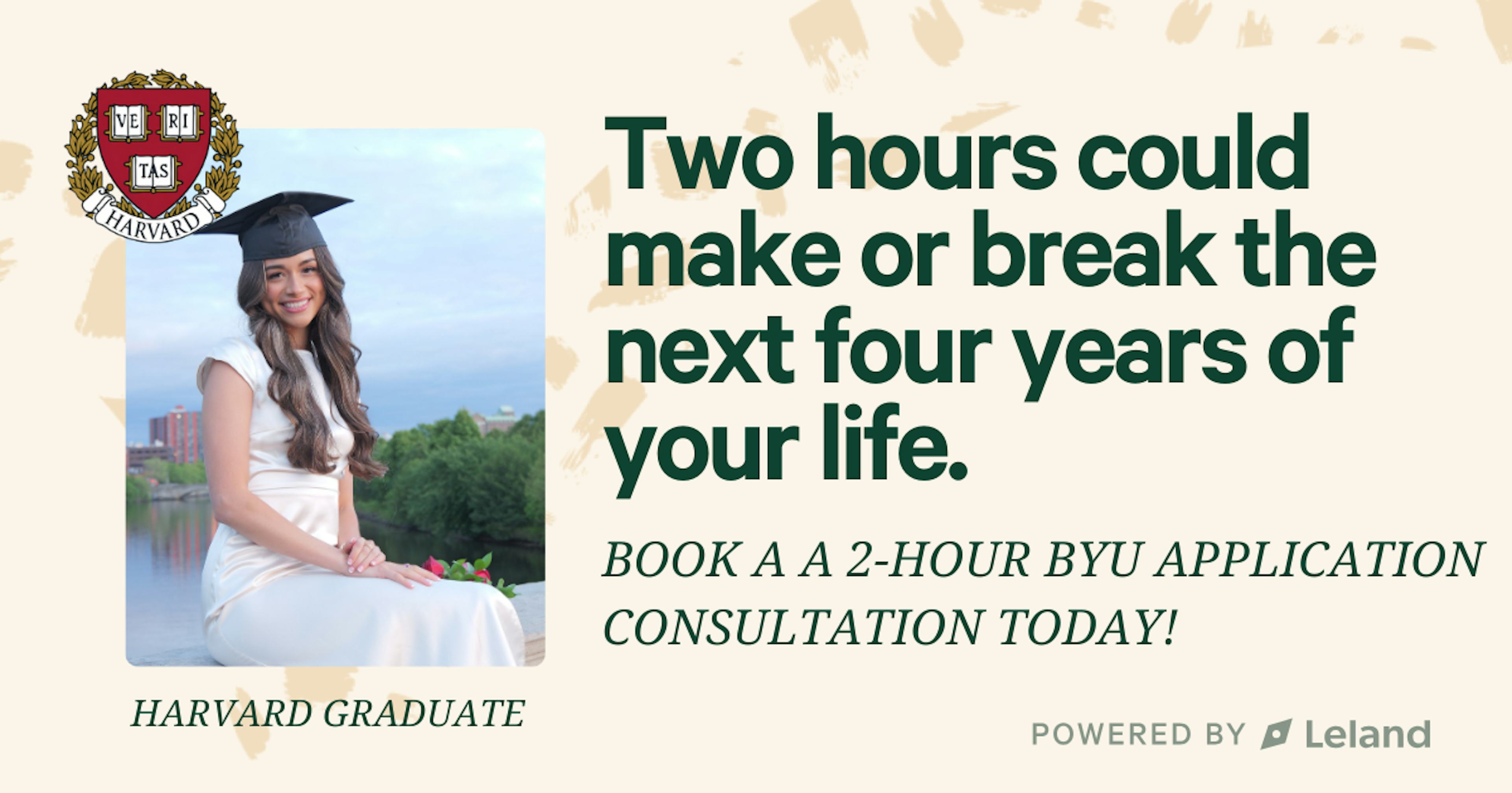 2-hour BYU/Ivy League Discount Consultation