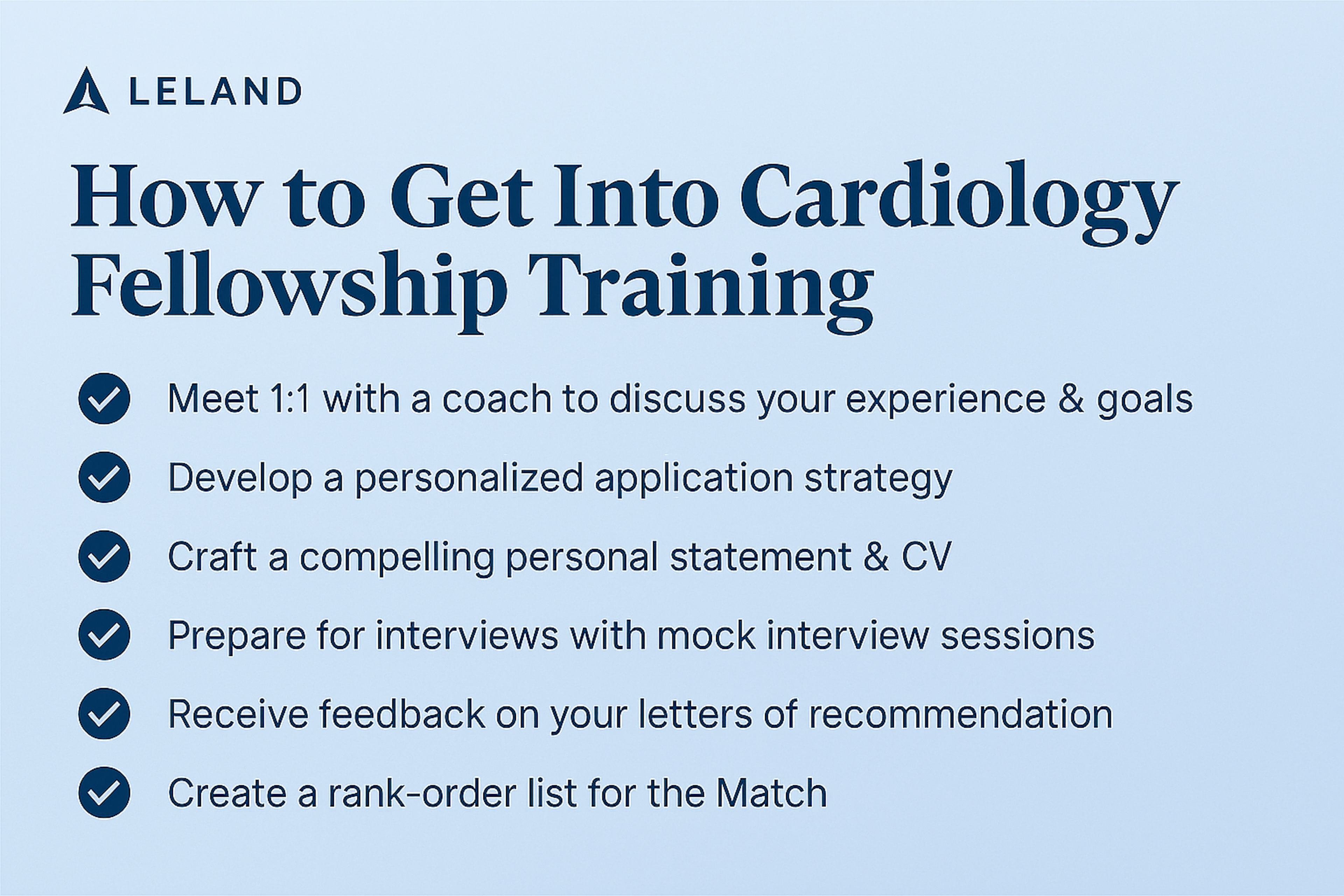 How to get into Cardiology Fellowship