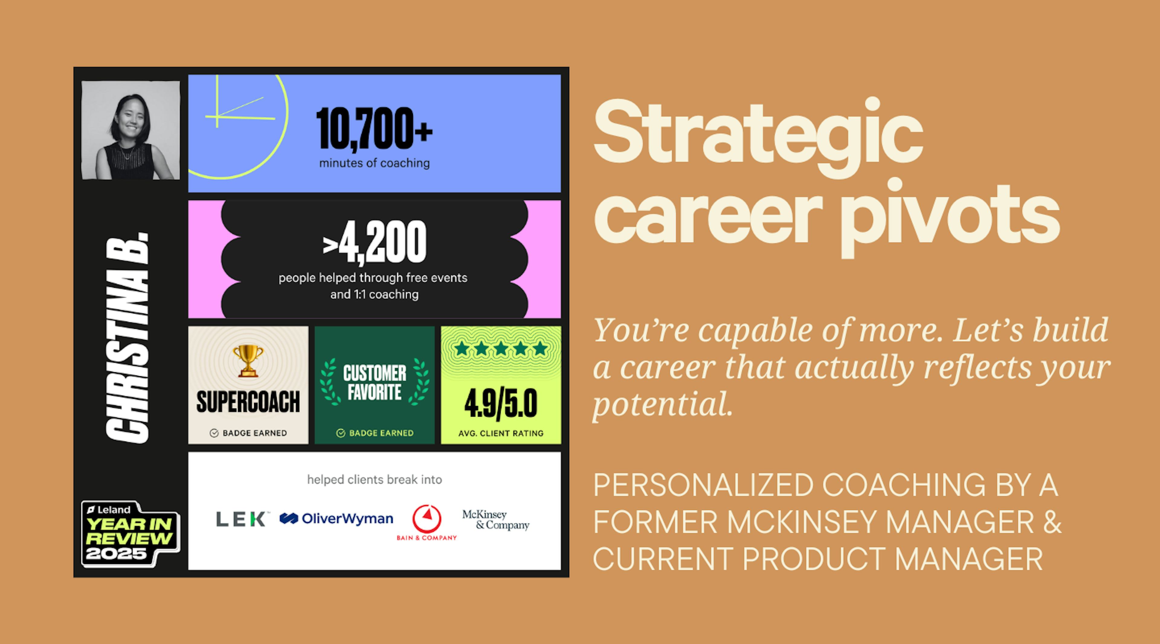 Career Pivot & Leadership Coaching for High-Achievers