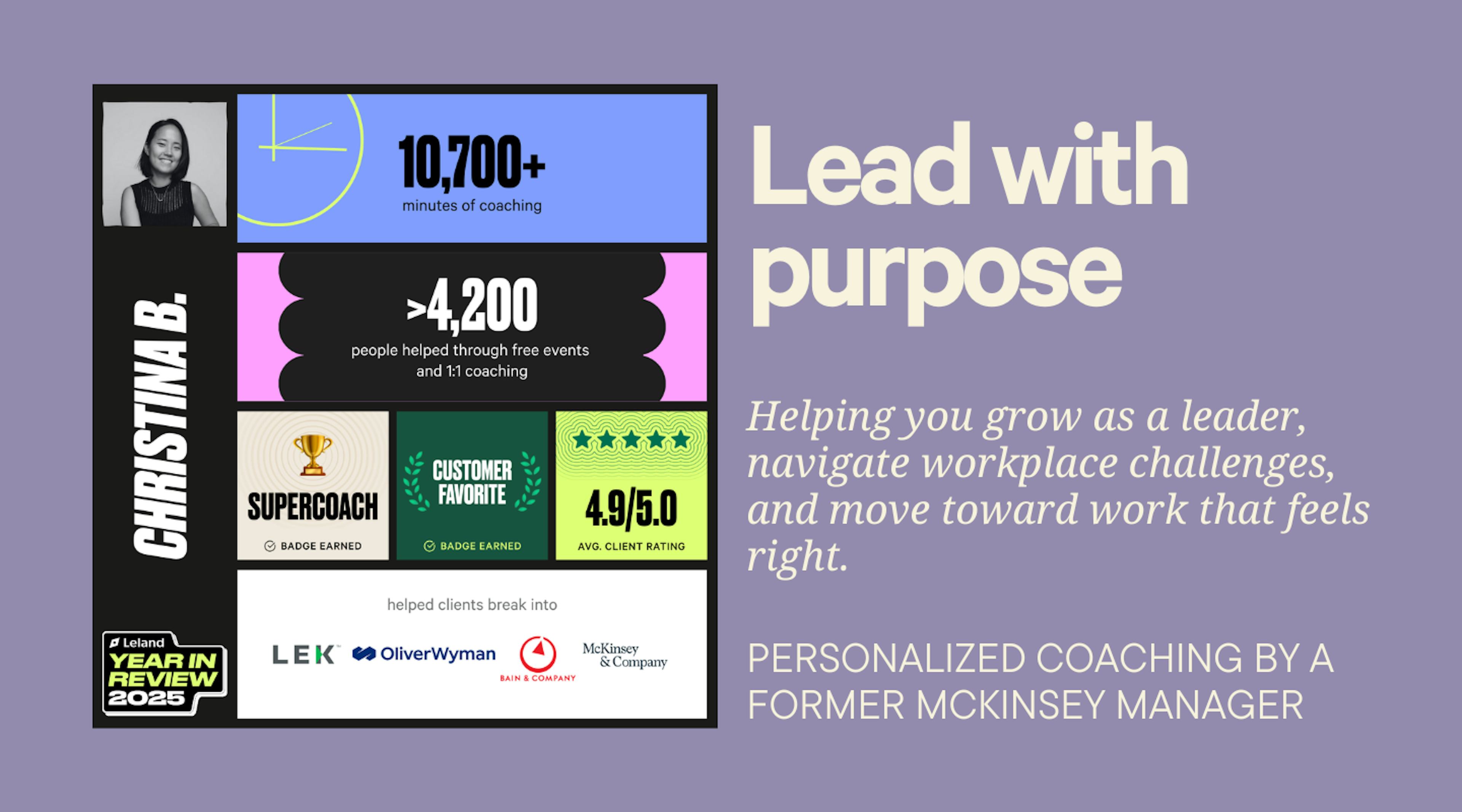 Career & Leadership Coaching for High Performers