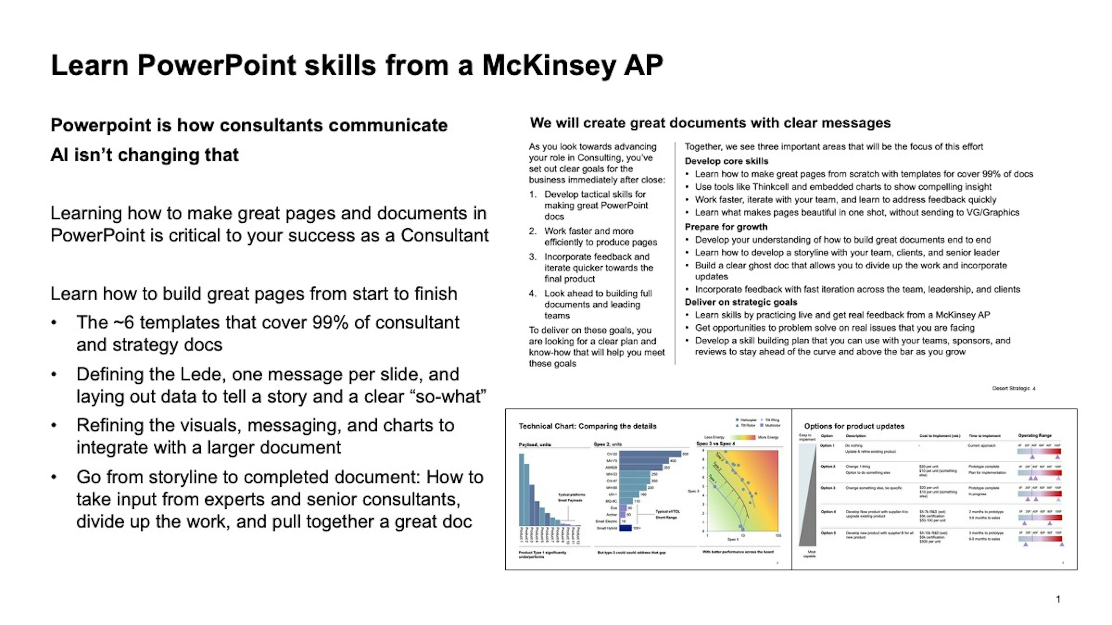 Make Distinctive Pages - Powerpoint Coaching from McKinsey AP