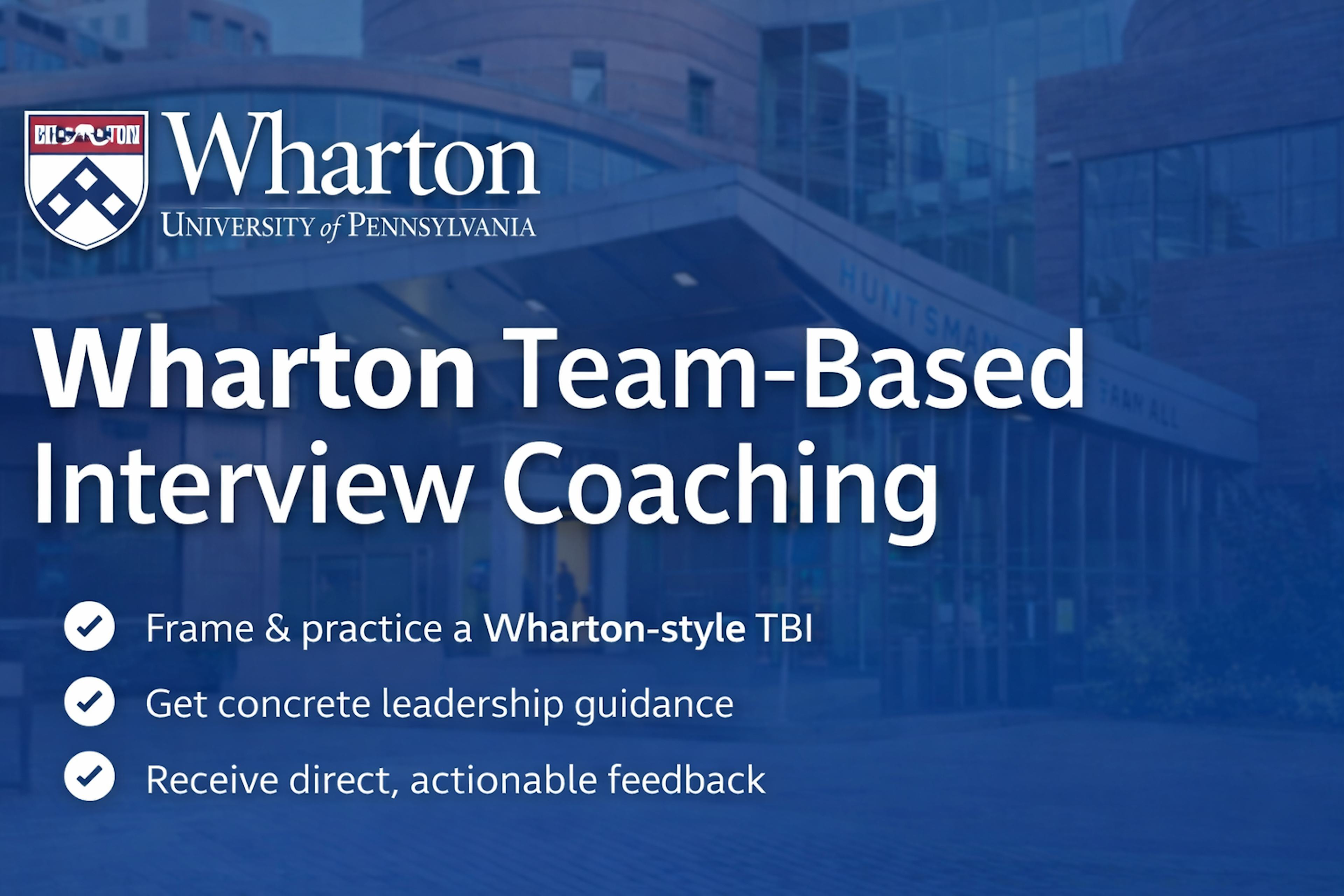 Nail the Wharton MBA Team Based Interview