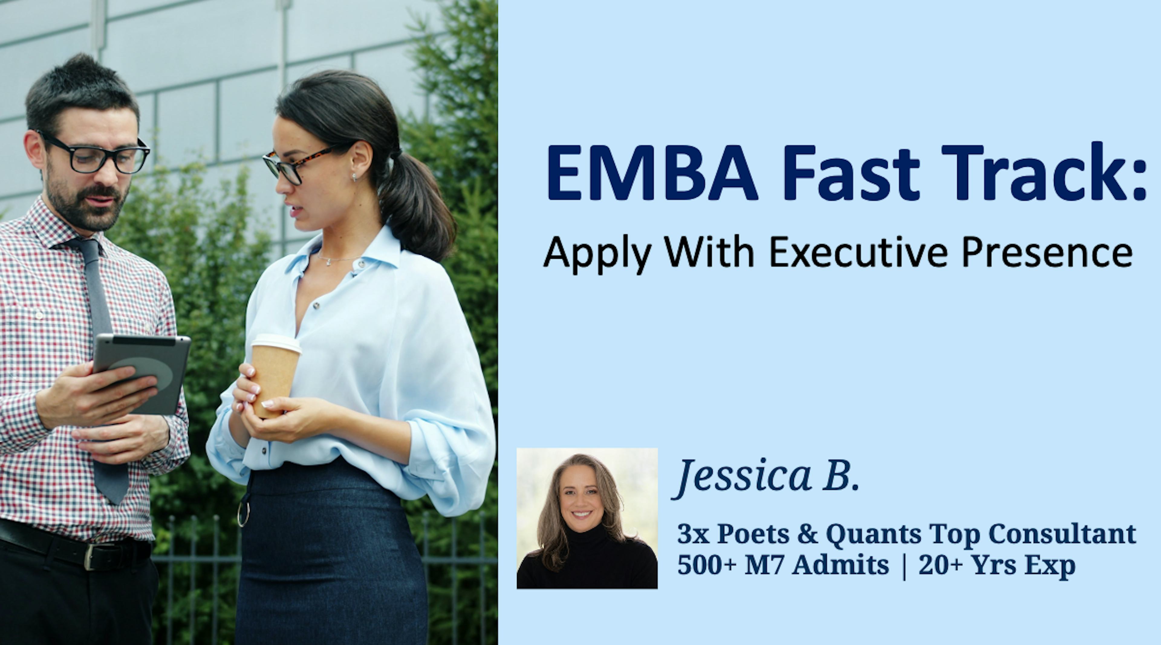 EMBA Fast Track: Apply With Executive Presence