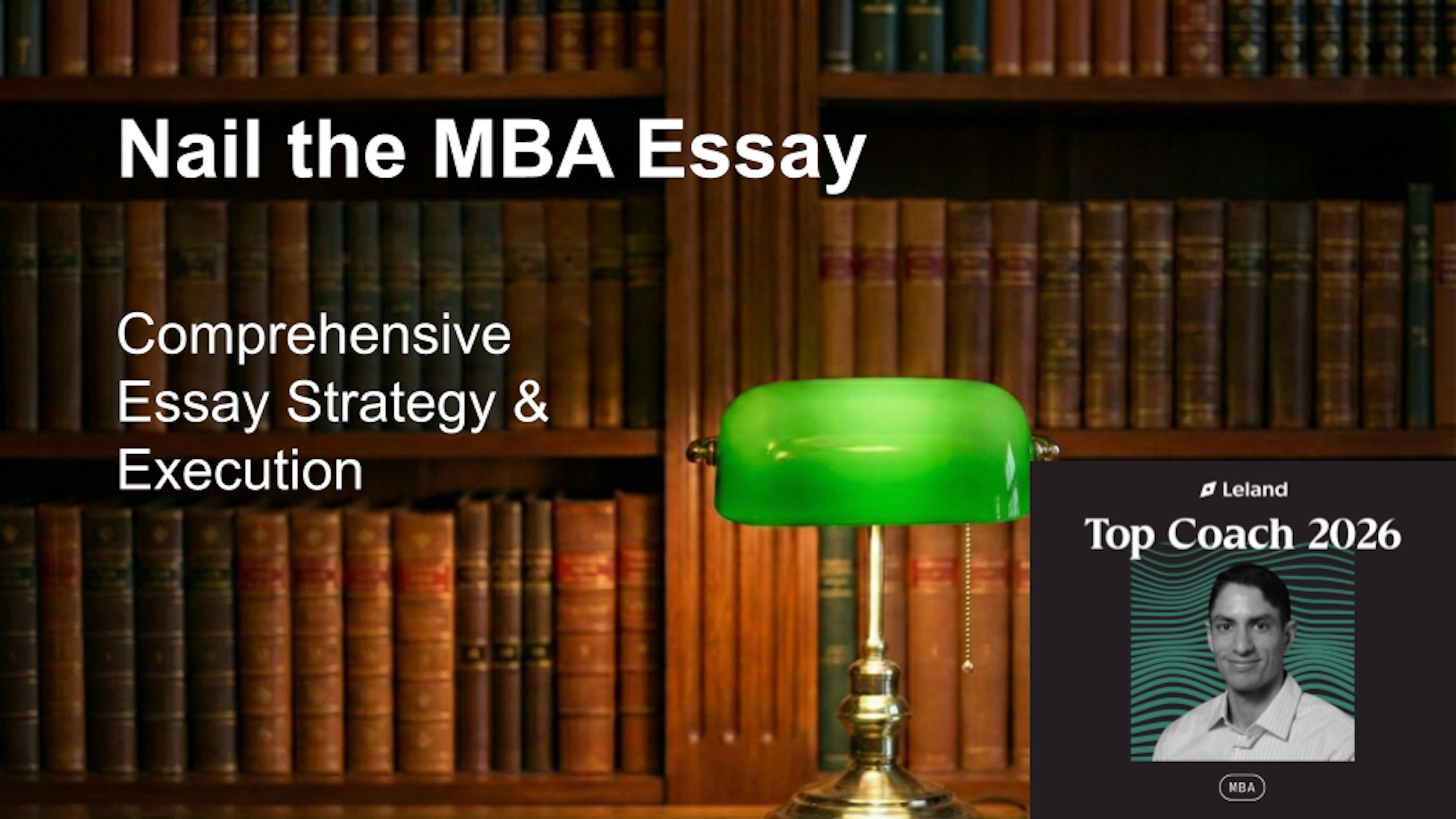 Nail the MBA Essay