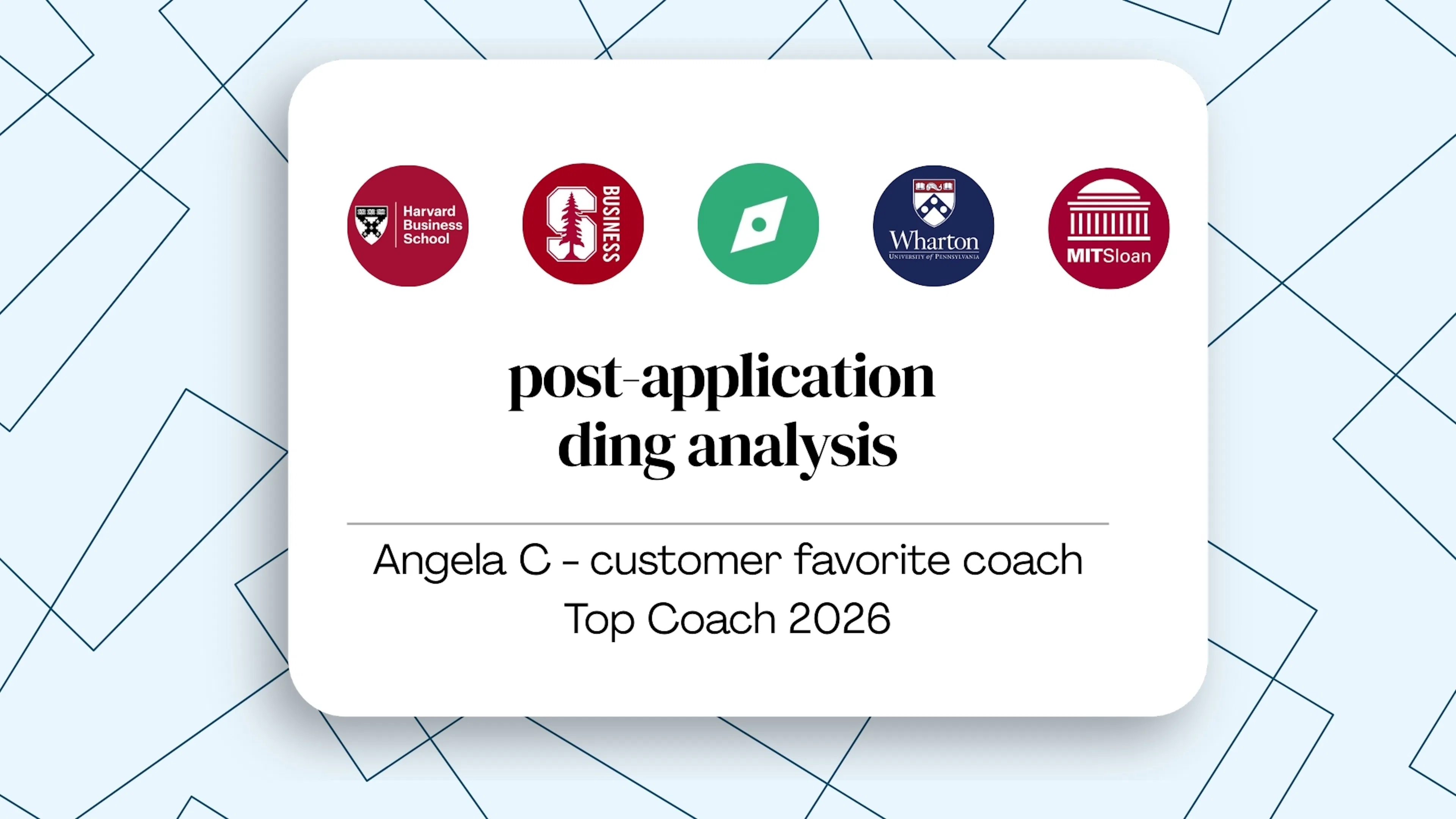 From Dinged to Admitted - MBA Reapplicant Reboot