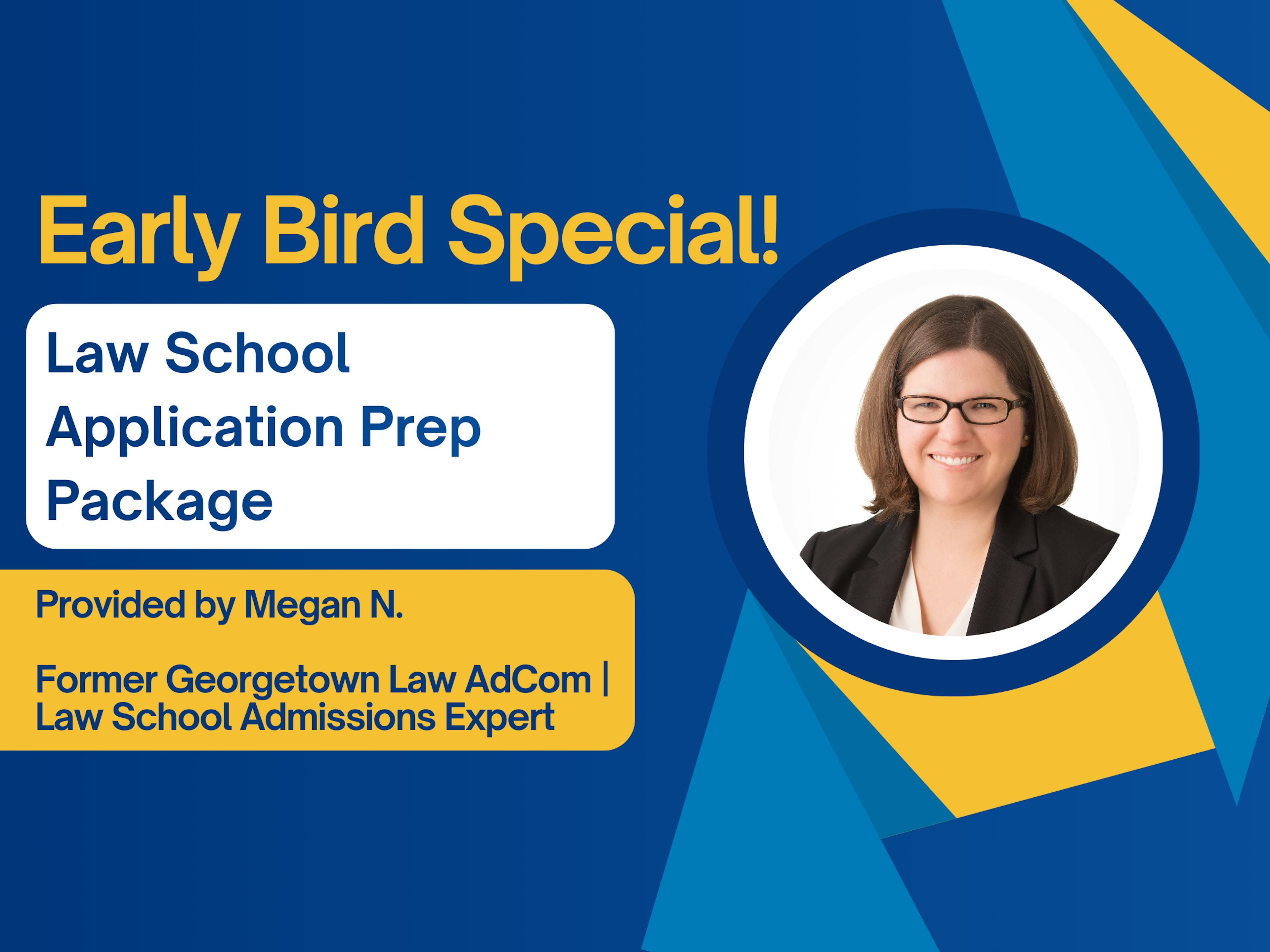 Law School Application Prep Package - Keeping You on Track Before Fall