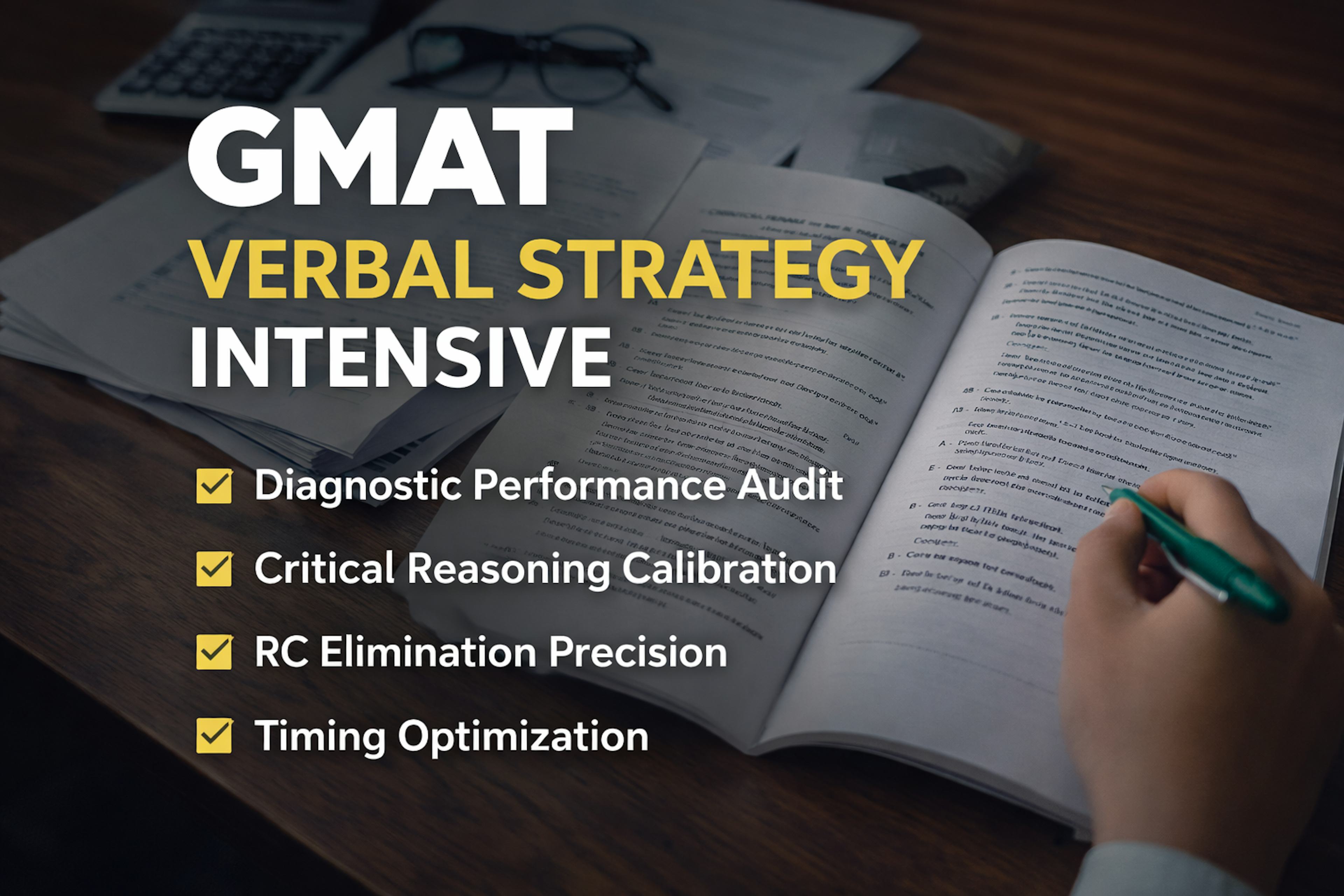 GMAT Verbal Reasoning - Strategy Intensive