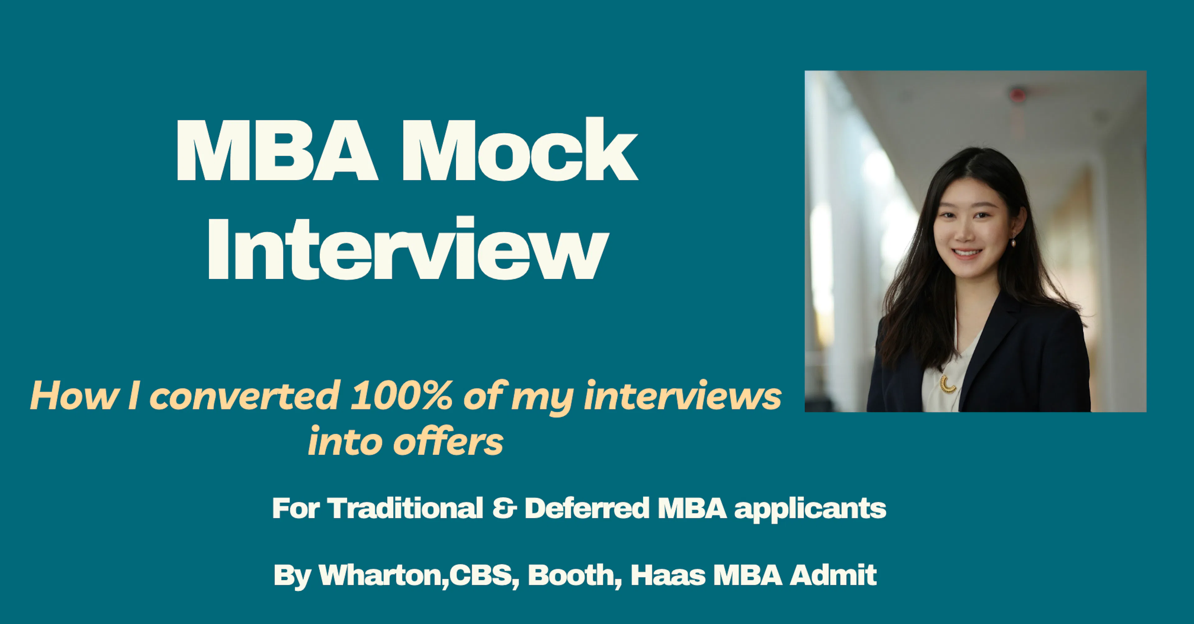 MBA Mock Interview (How I got 100% Interview to Offer Conversion in My App)