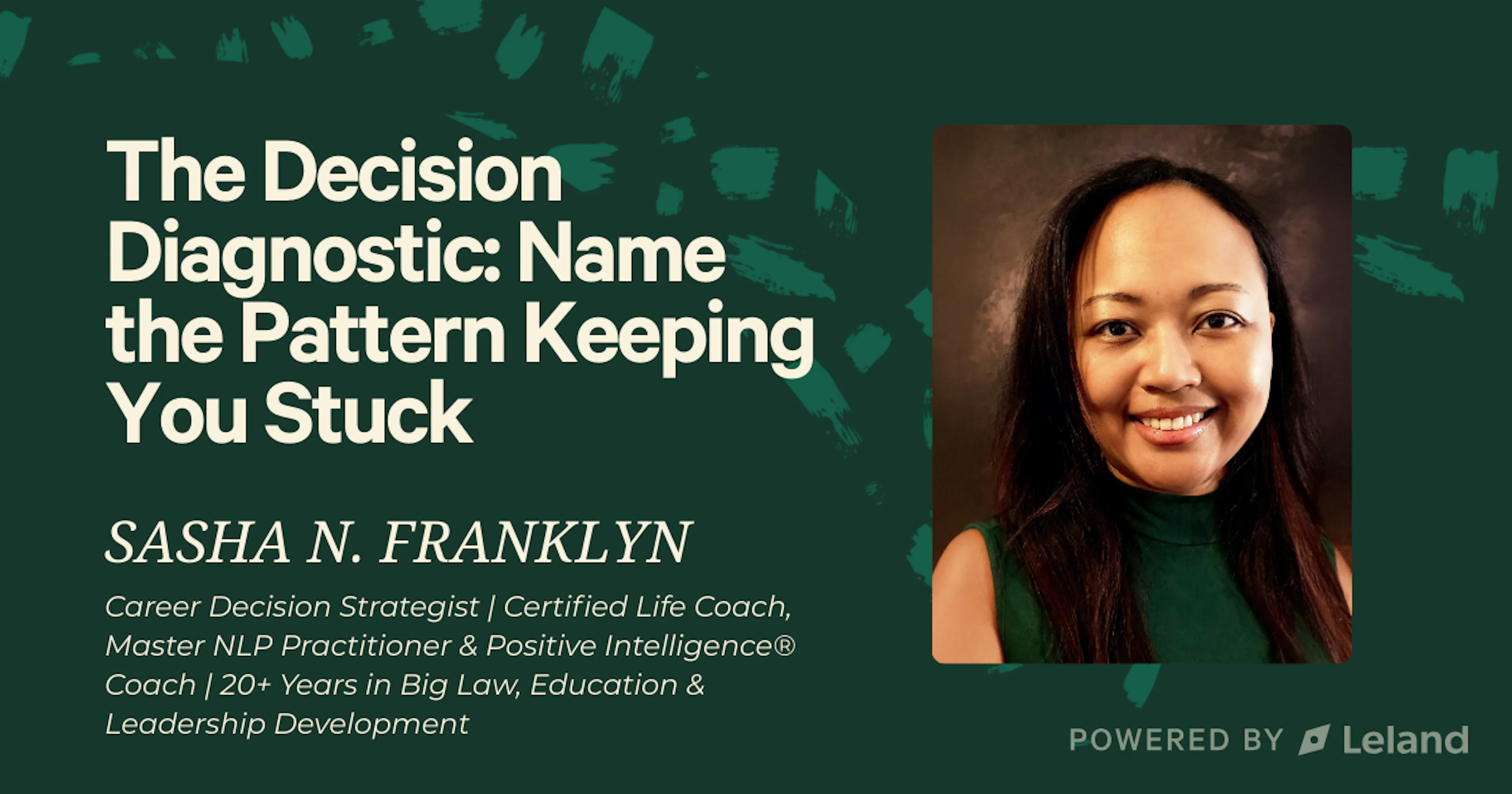 The Decision Diagnostic | Name the Pattern Keeping You Stuck