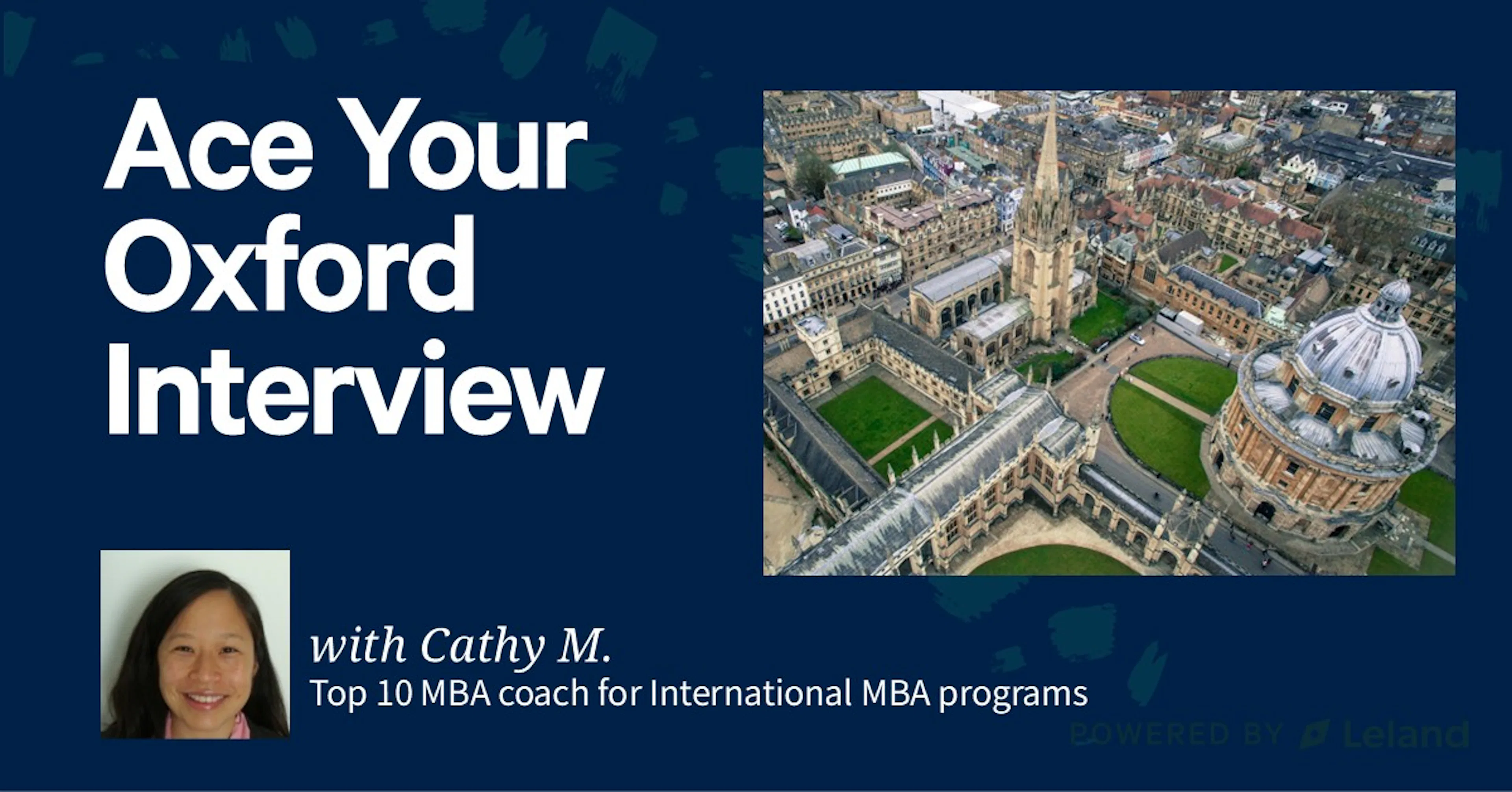 Ace Your Oxford MBA Interview