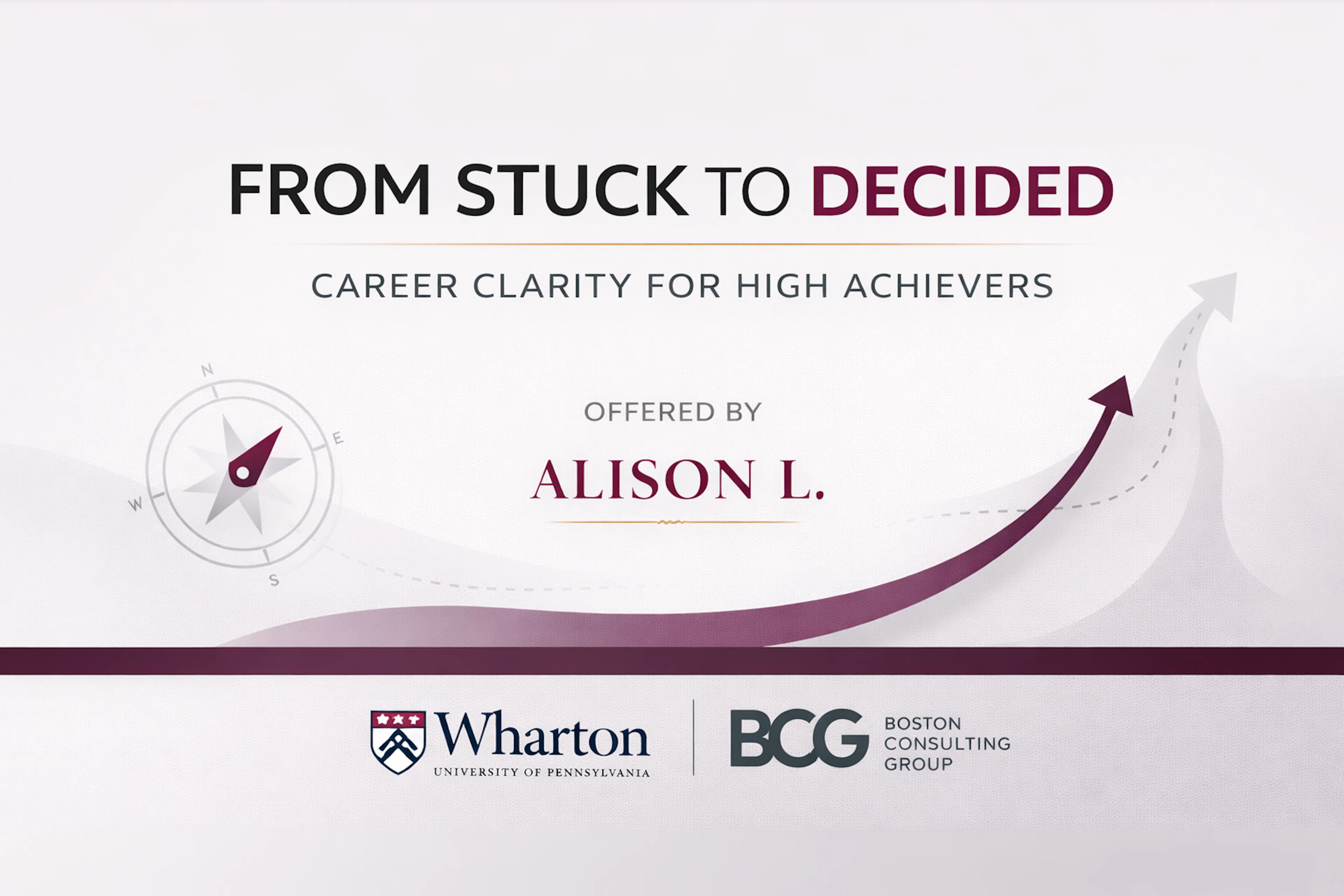 From Stuck to Decided: Career Clarity for High Achievers