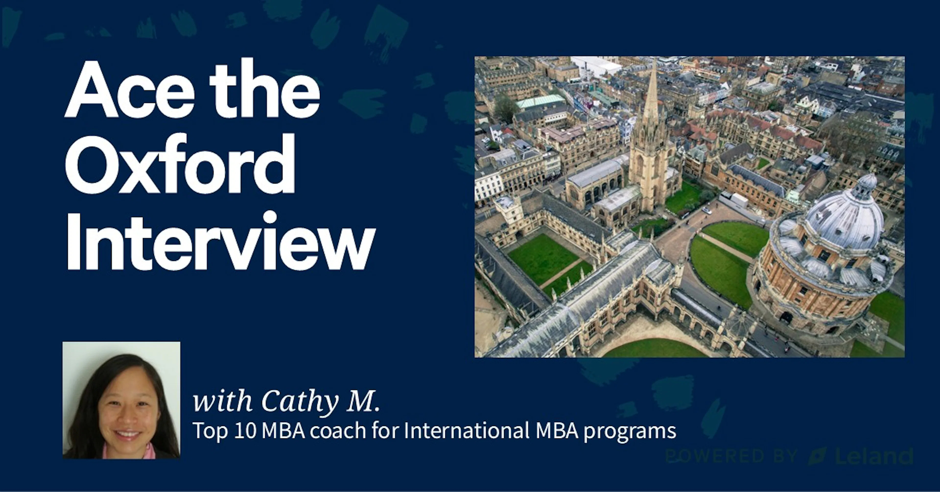 Ace the Oxford MBA Interview