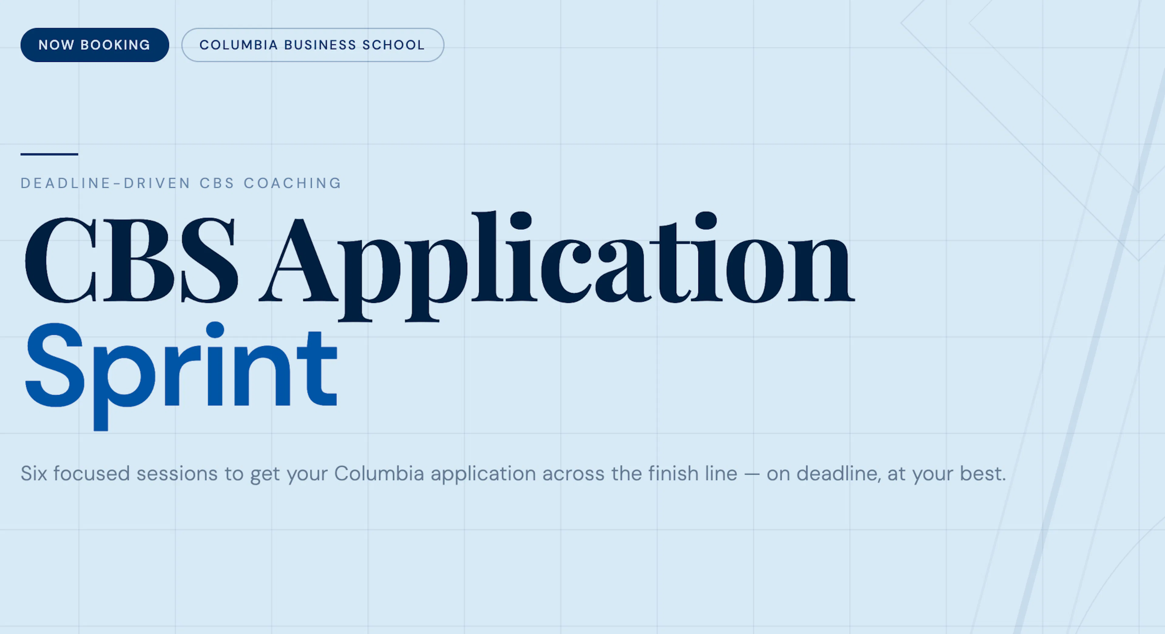 CBS Application Sprint 