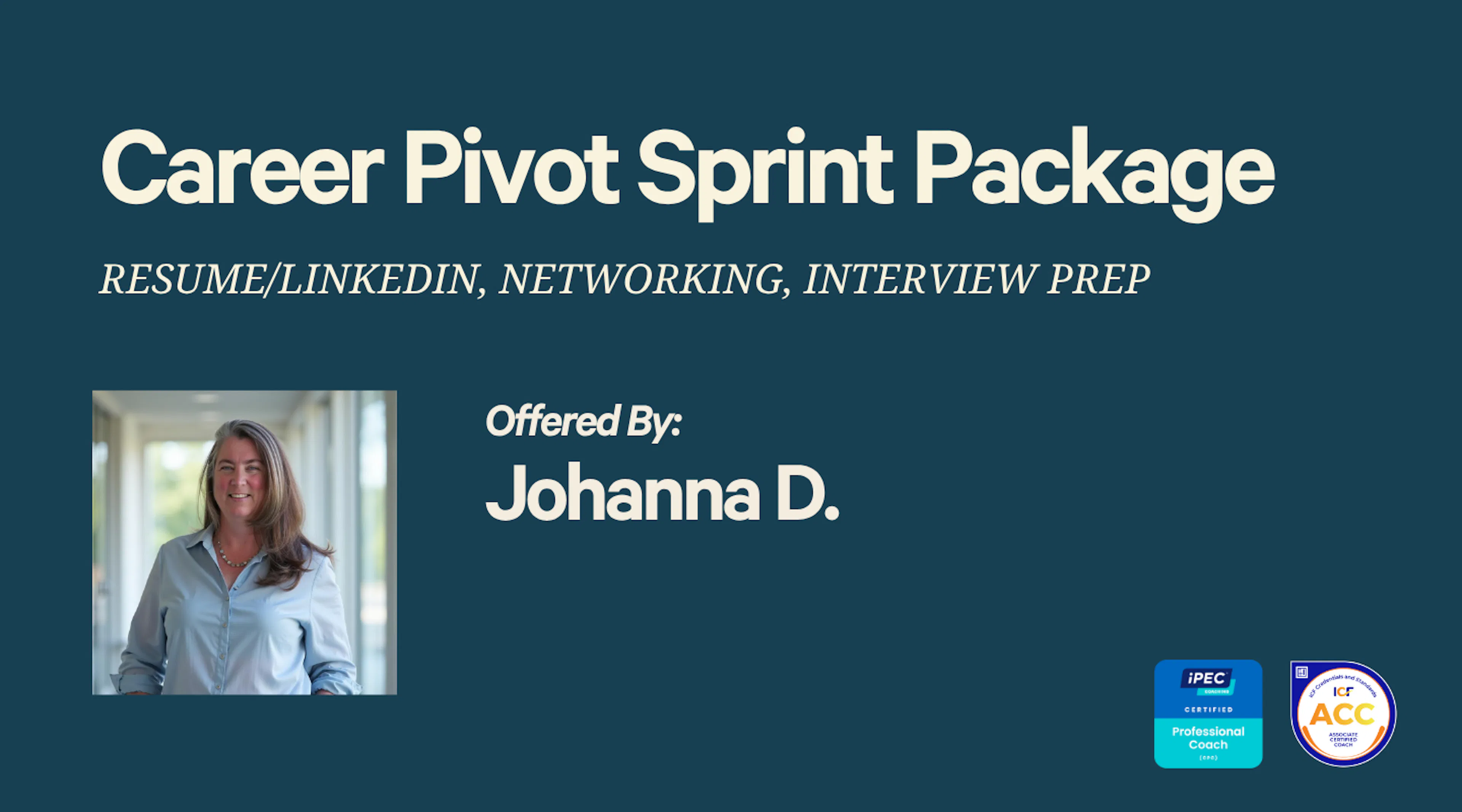 Career Clarity:  Short coaching sprint to clarify your next career step