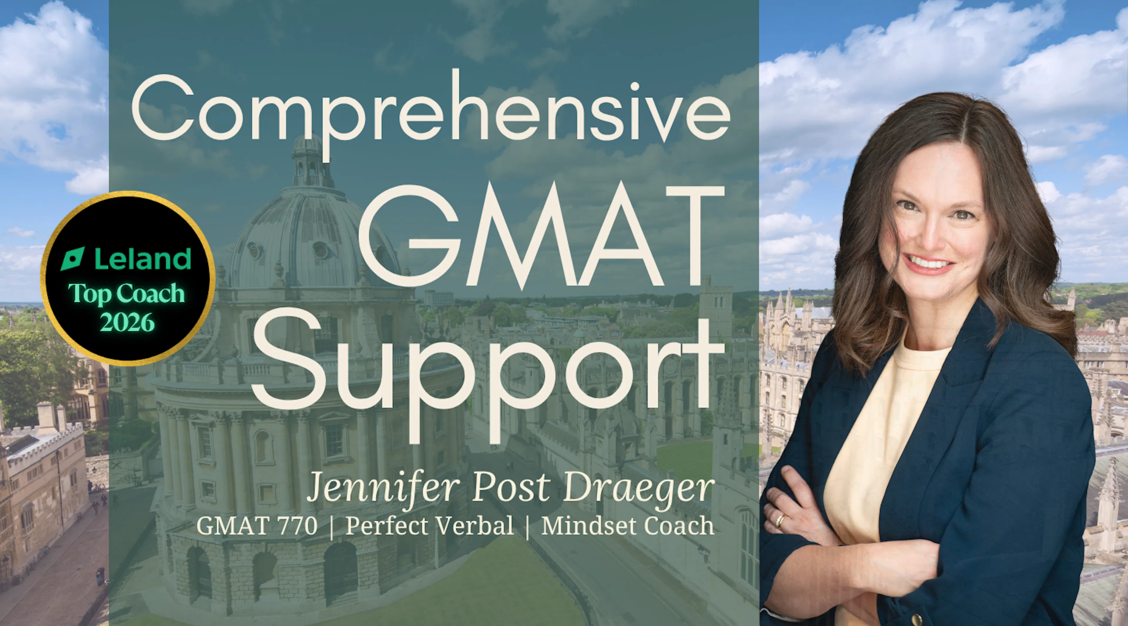 GMAT: 18+ hours of customized coaching