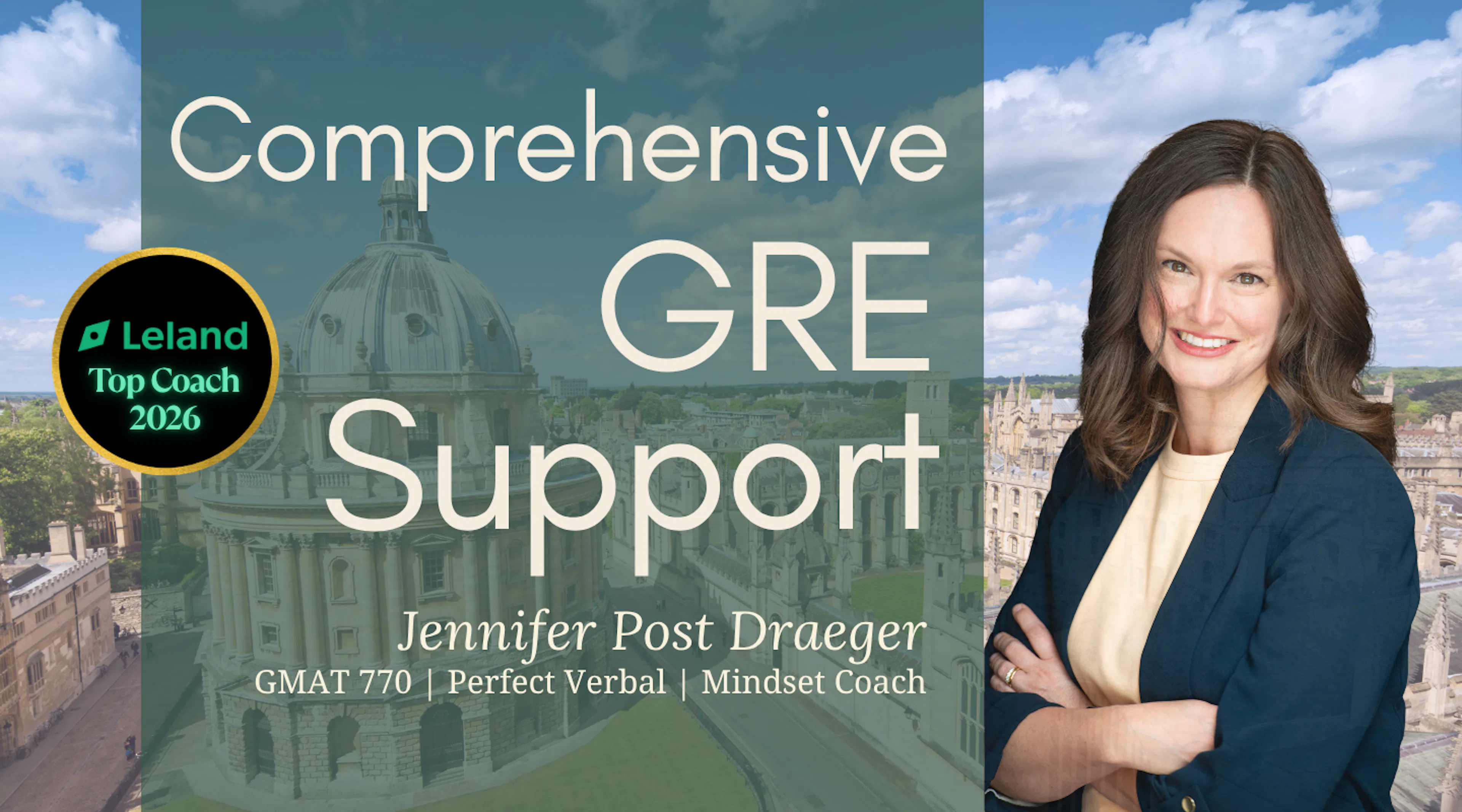 GRE: 18+ hours of customized coaching