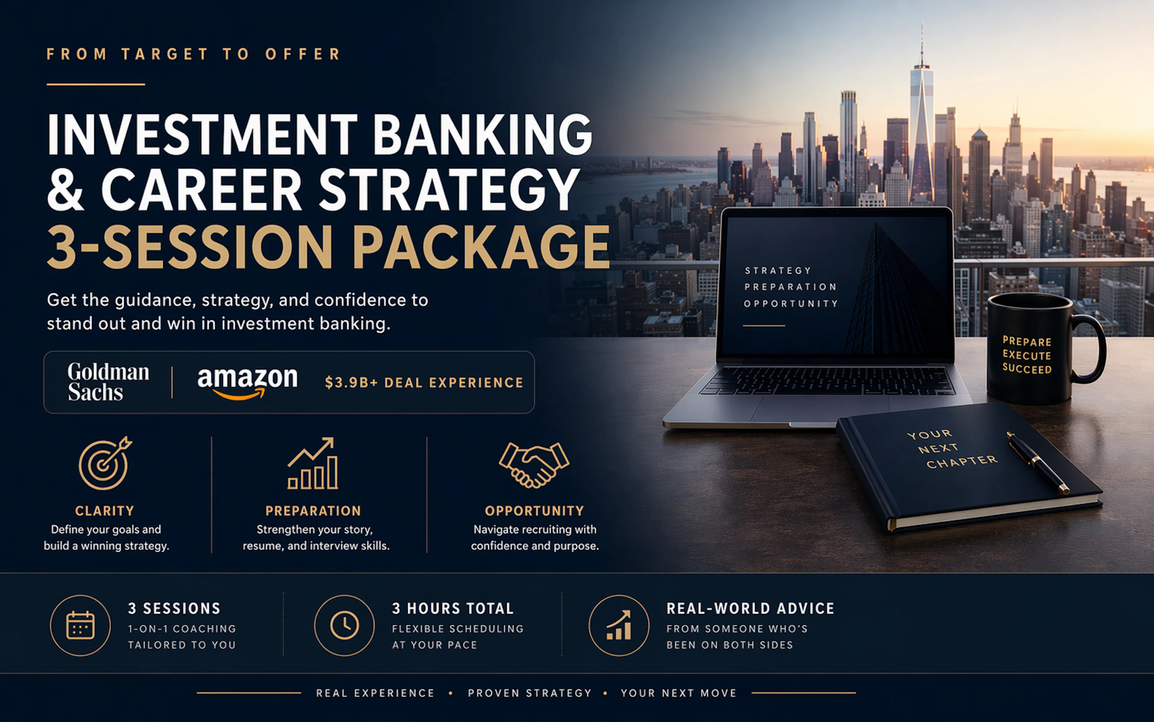 3-Session Investment Banking & Career Strategy Package