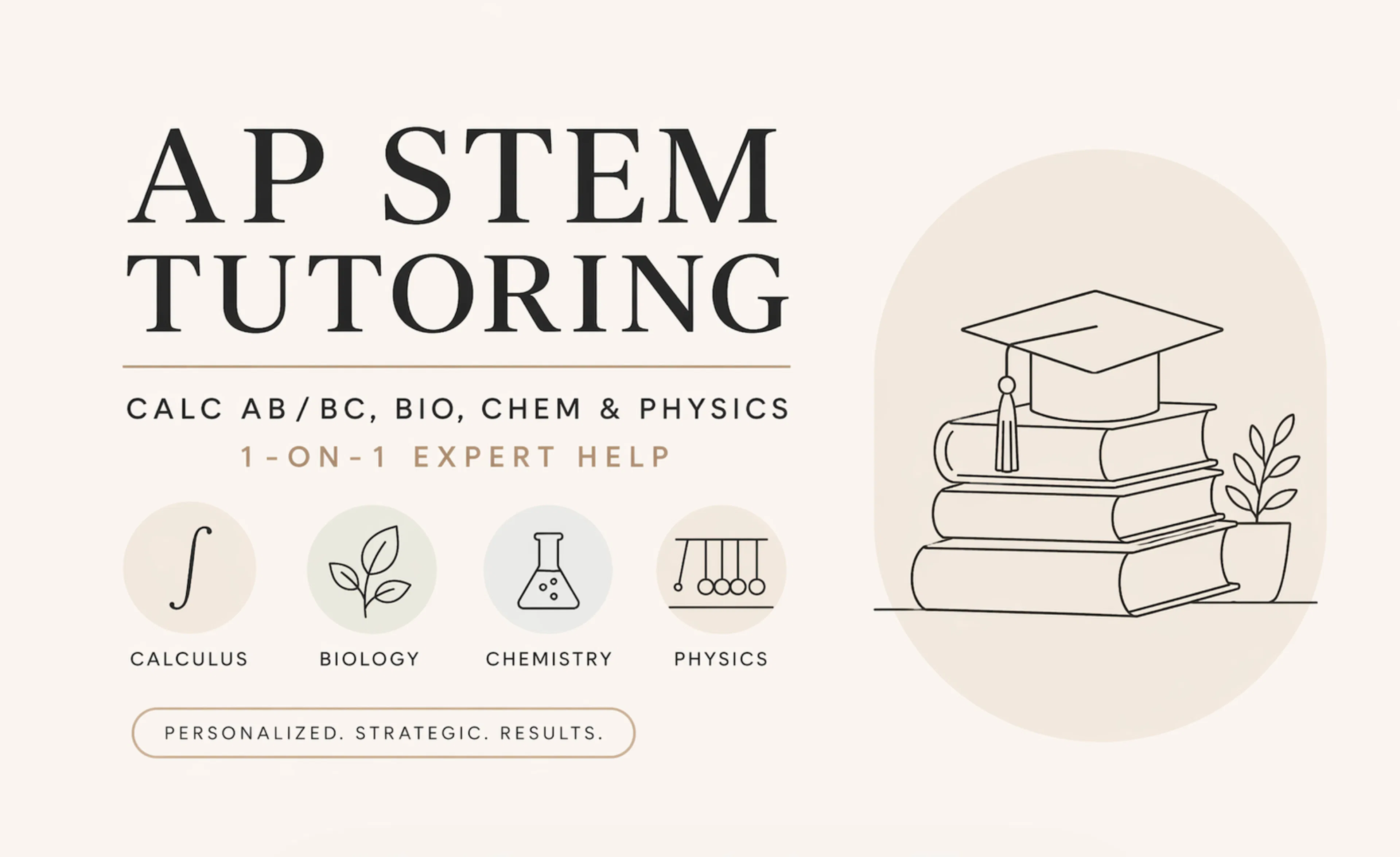 AP STEM Tutoring: Calc AB/BC, Bio, Chem & Physics — 1-on-1 Expert Help