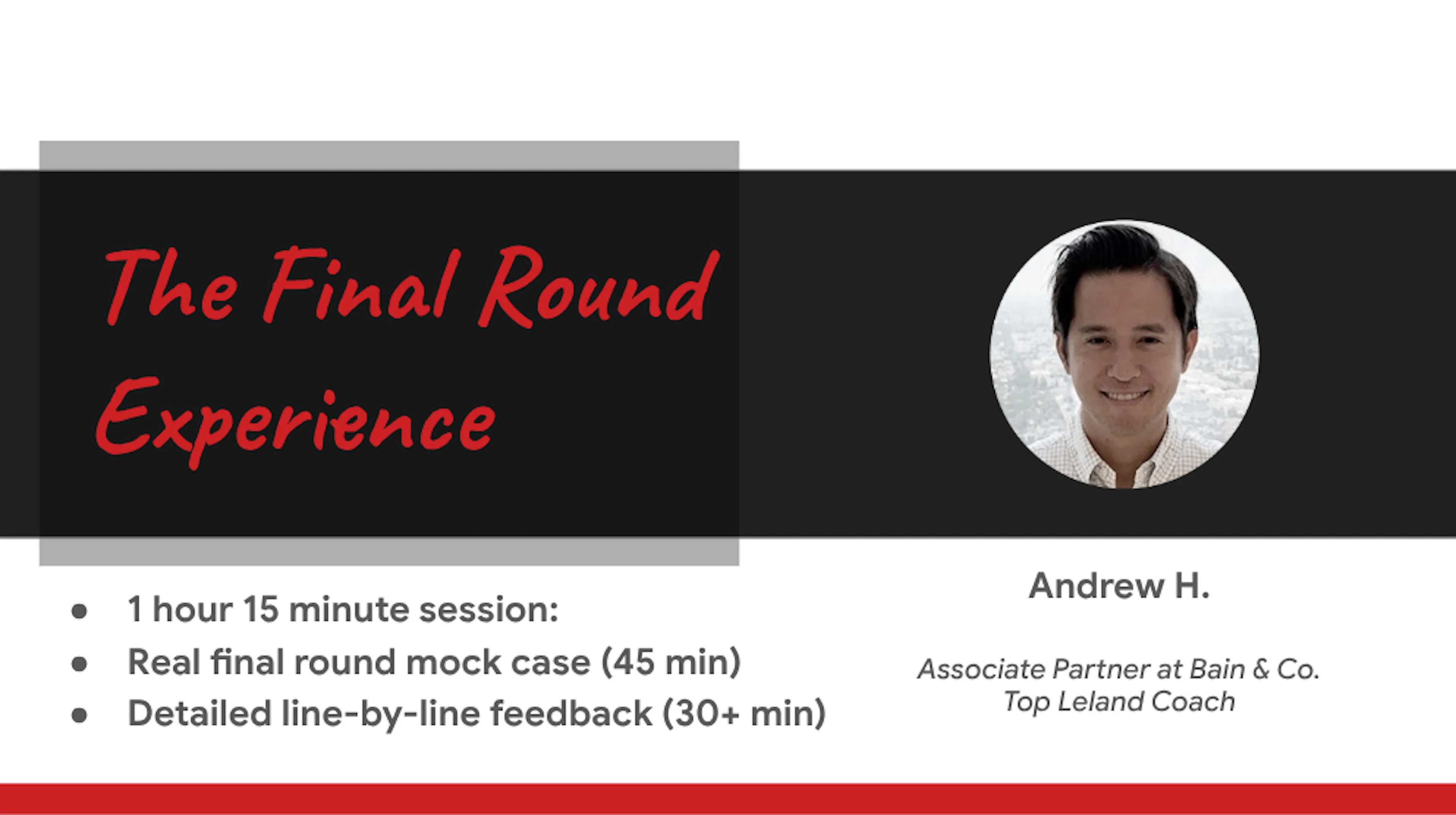 The Final Round Experience