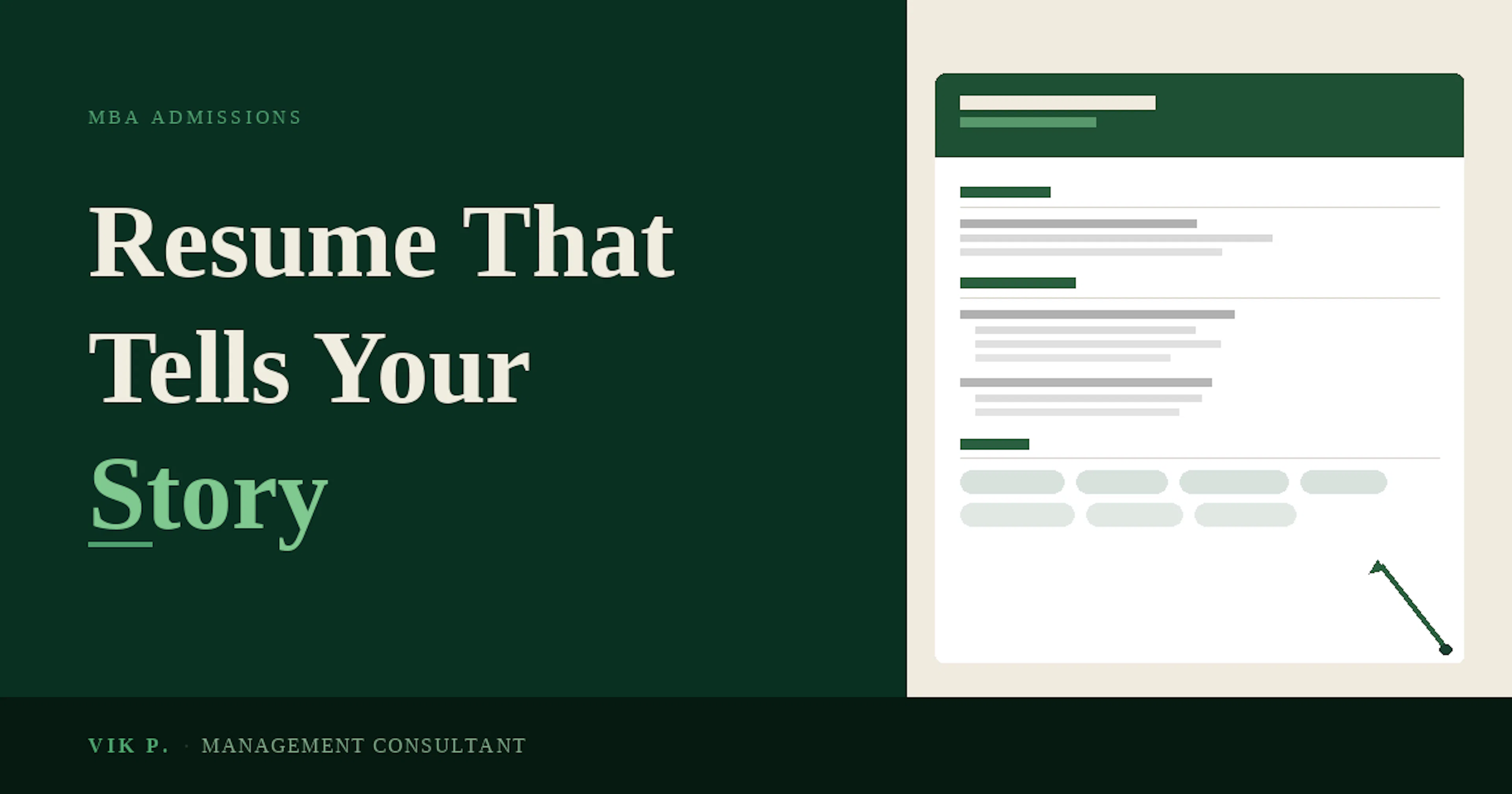MBA Resume Review — Sharpen Your Story & Impact